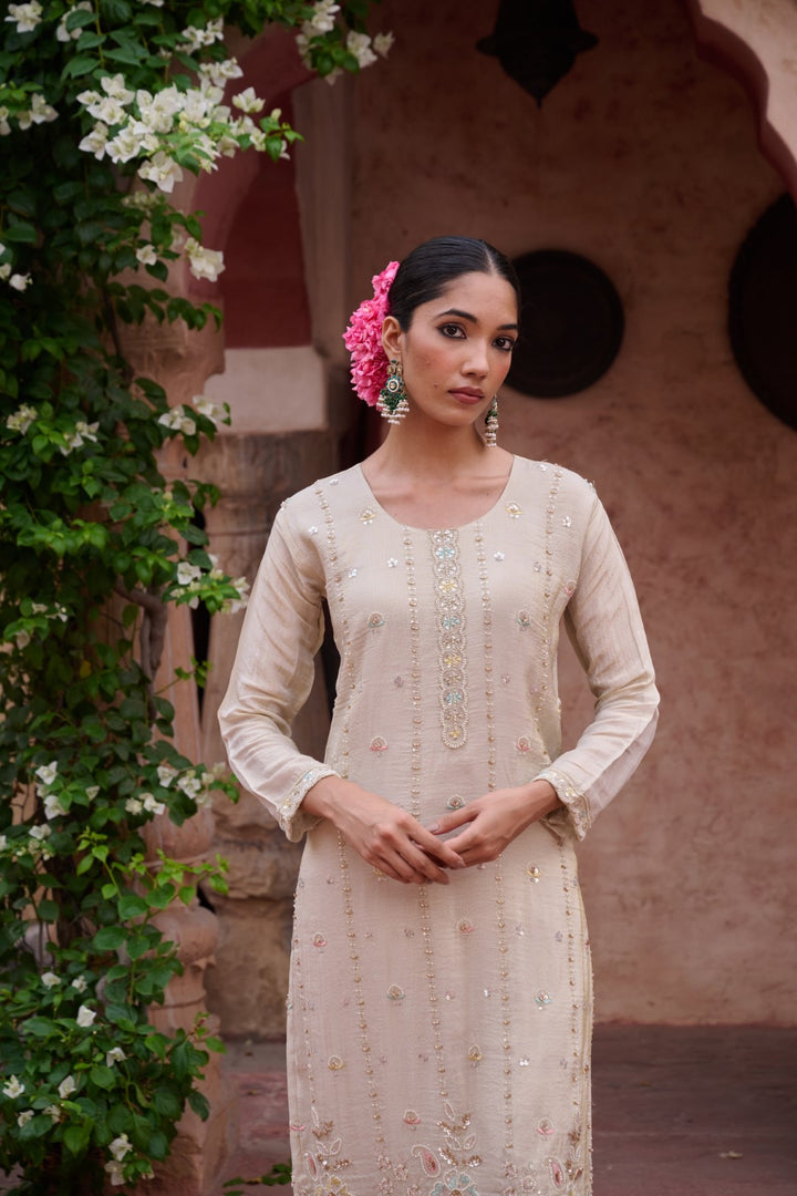 Gaurisha Daisy Full work Premium Suit Set