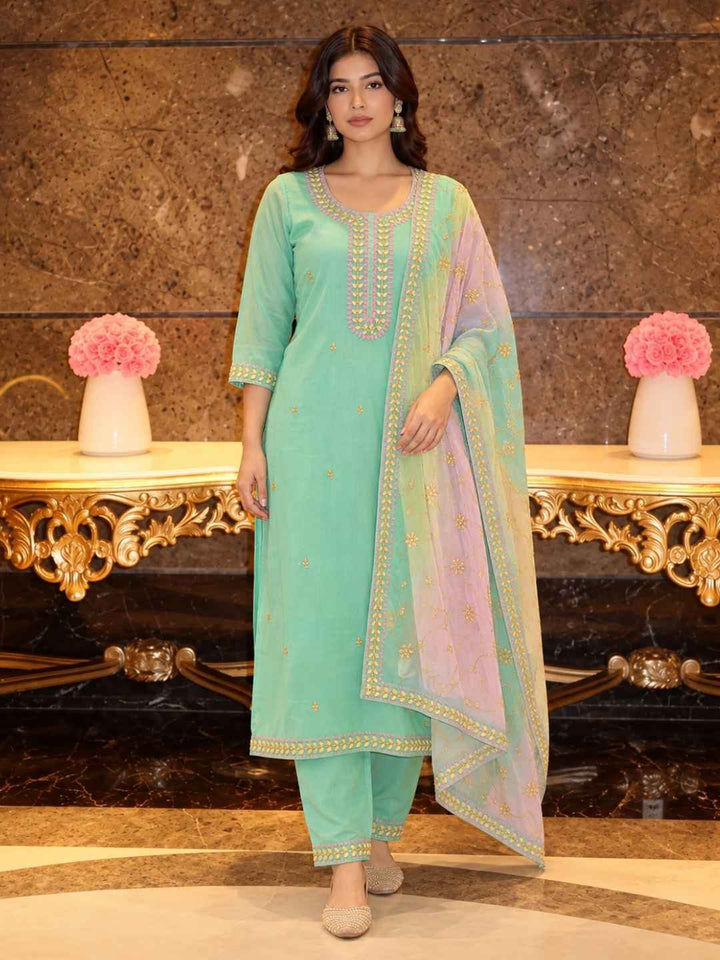 Anila Lapis Full Work Suit Set