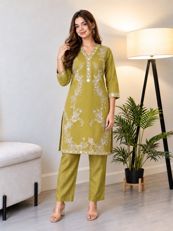 Anumeha Alpine Work Co-ord Set