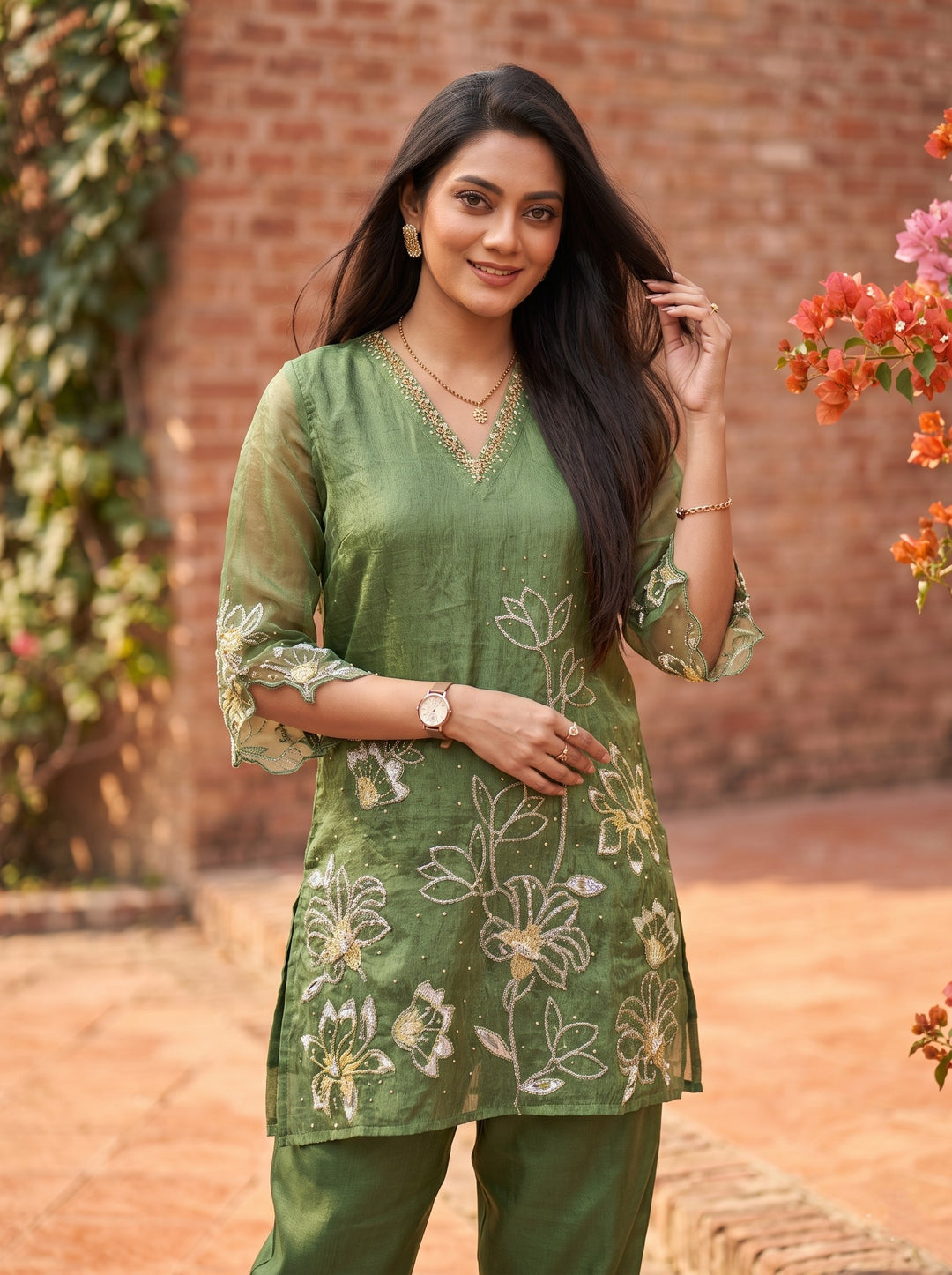 Anumeha Myrtle full work co-ord set