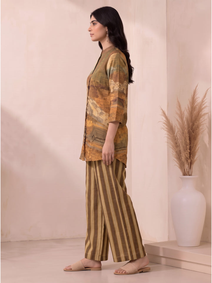Arim Russet Shimmer Festive Co-Ord Set
