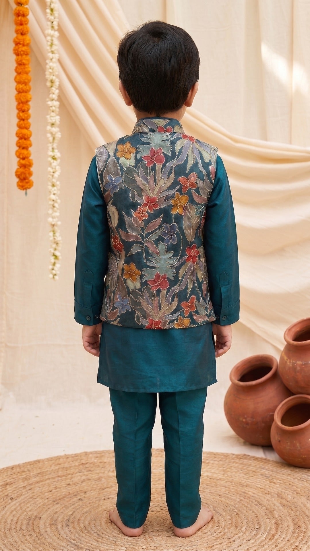 Arya Lapis Embroidery 3 Pc Boys Set