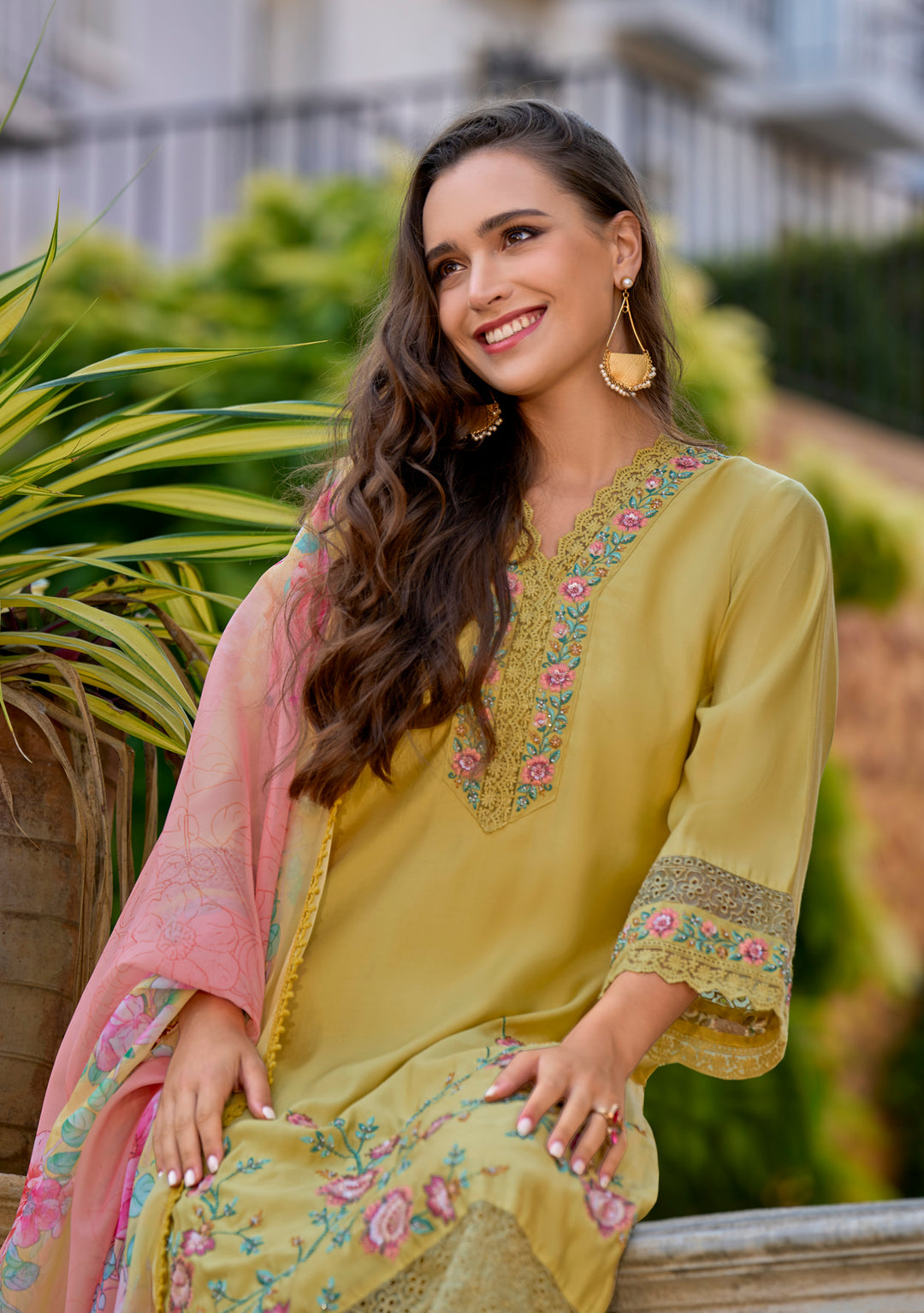 Hetal Moss Full embroidery Pakistani Suit Set
