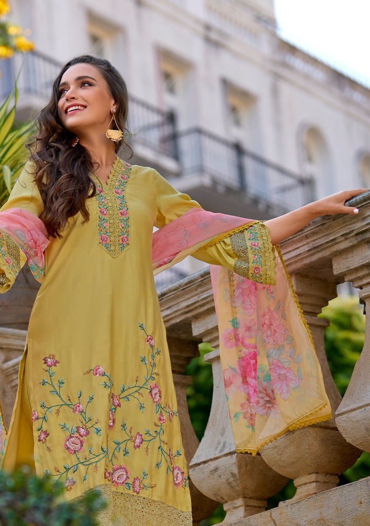 Hetal Moss Full embroidery Pakistani Suit Set