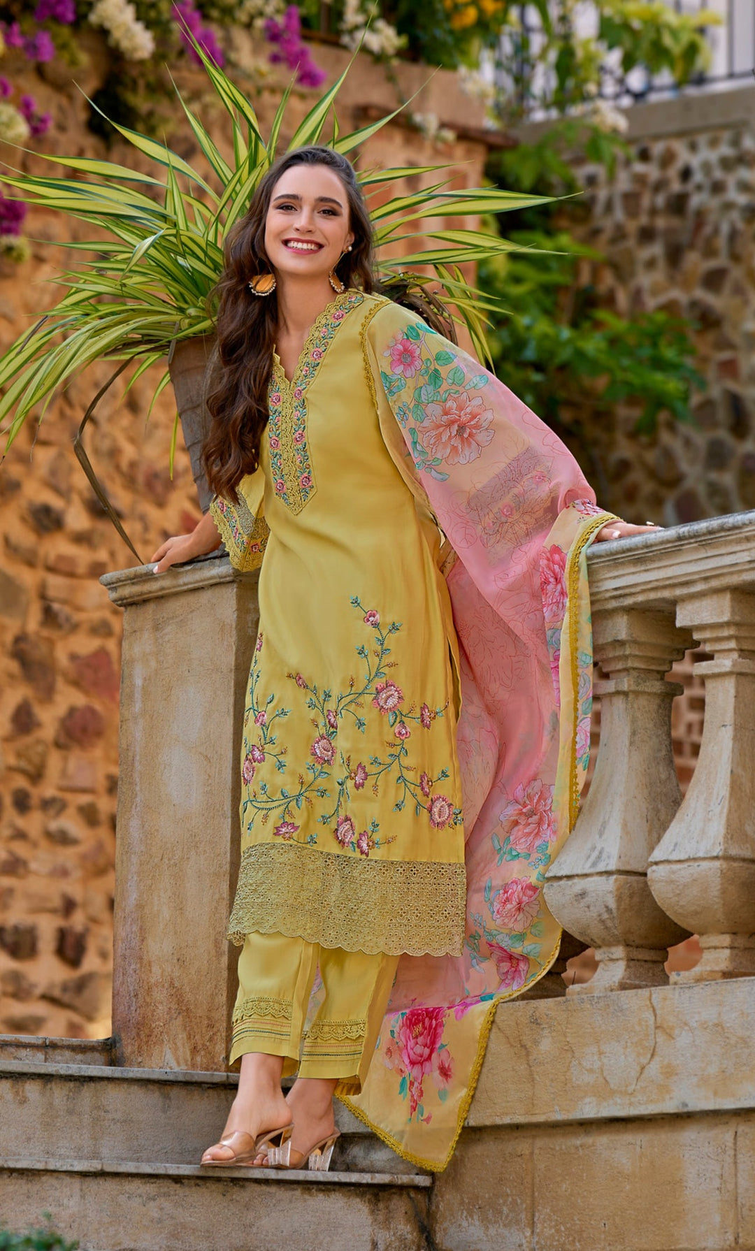 Hetal Moss Full embroidery Pakistani Suit Set