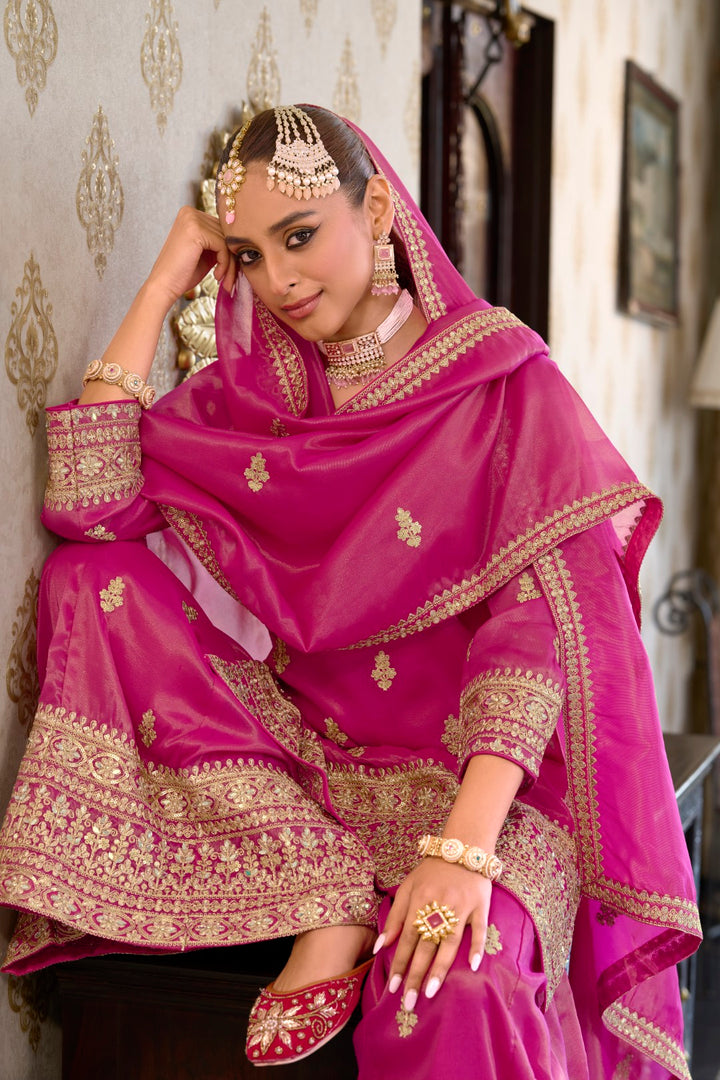 Ashtami Rose Full work Premium suit set