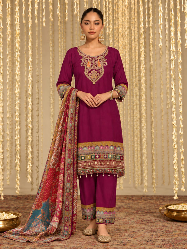 Aster Sangria full work premium suit set