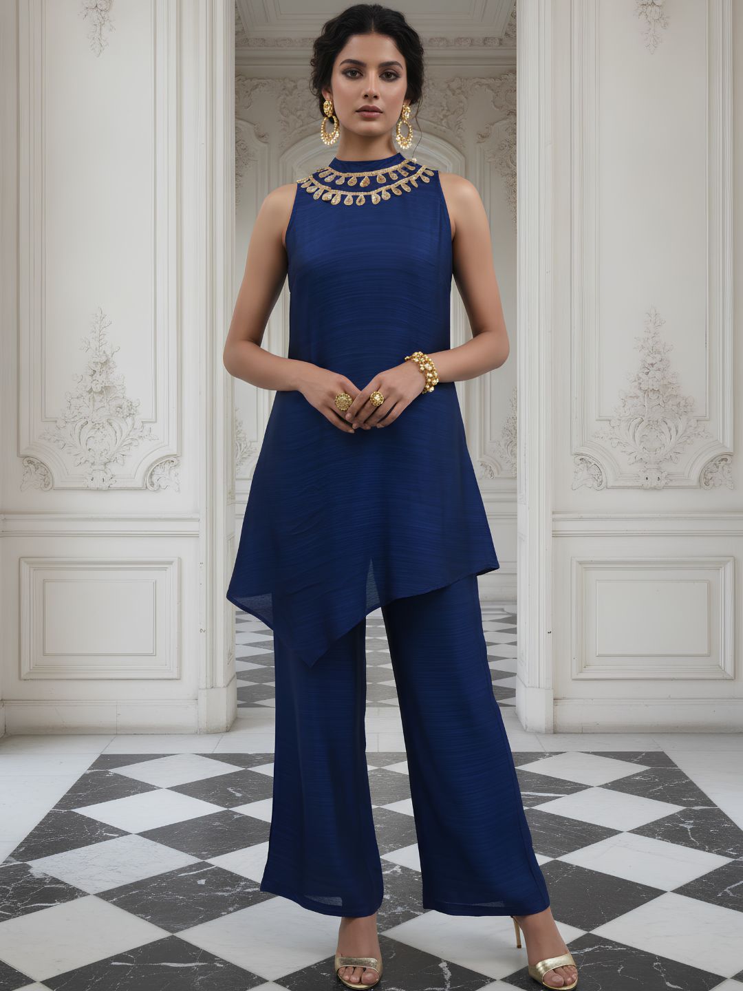 Avira Cerulean festive co-ord set