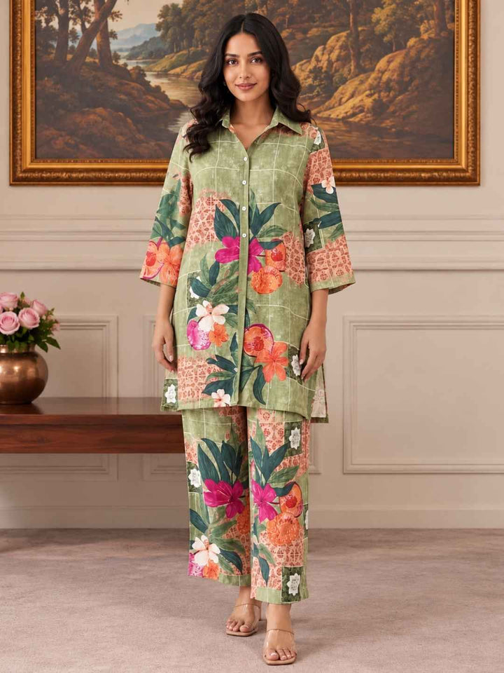 Akshara kelly printed Cotton co-ord set