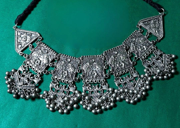 Antara Oxidised necklace set