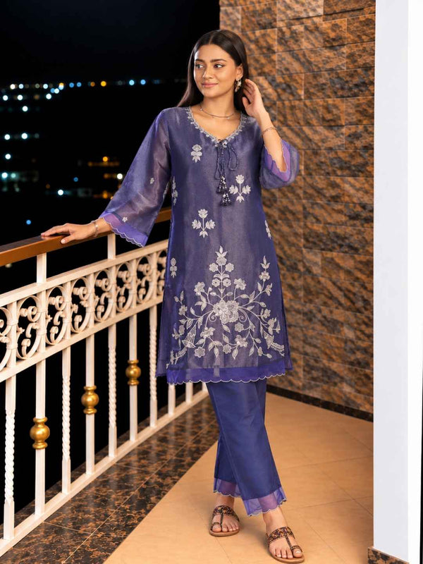 Anumeha thistle work co-ord set