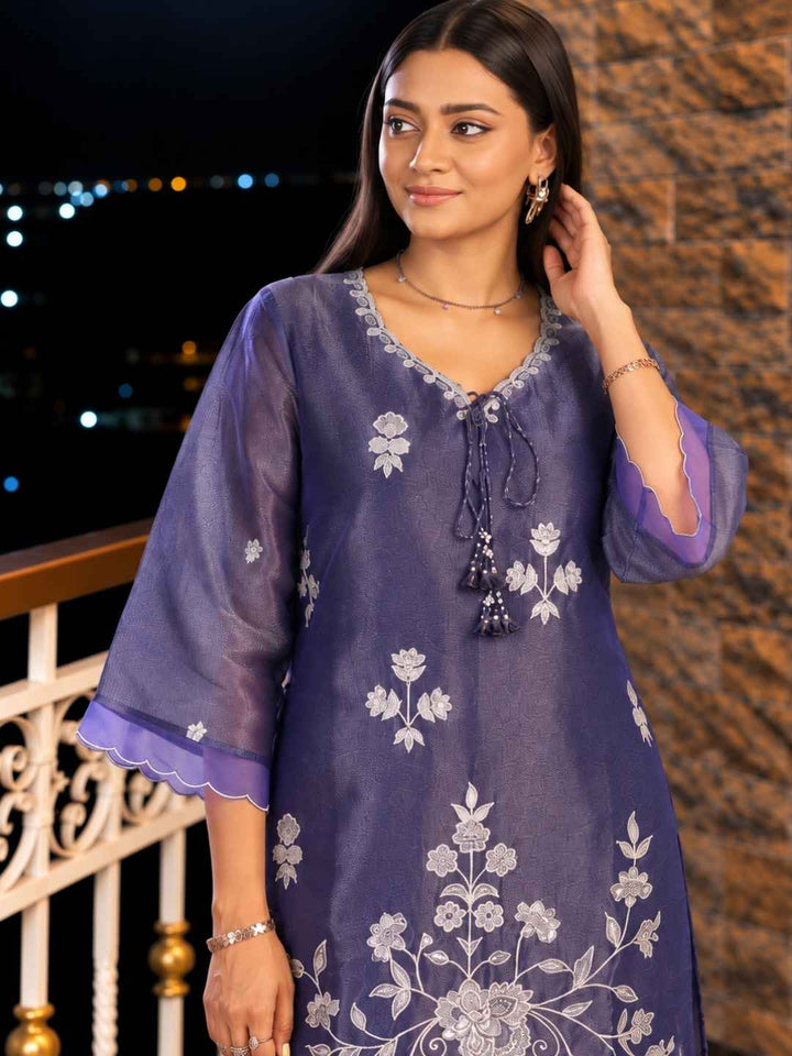 Anumeha thistle work co-ord set