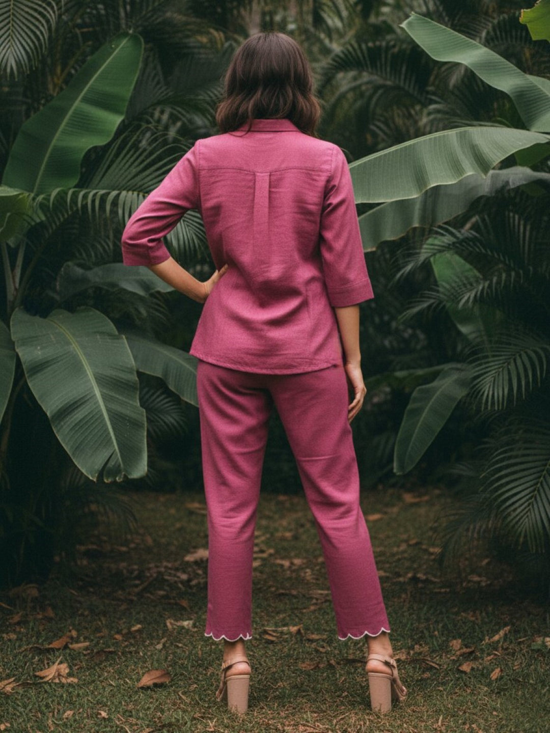 Ivanka taffy embroidery Cotton co-ord set