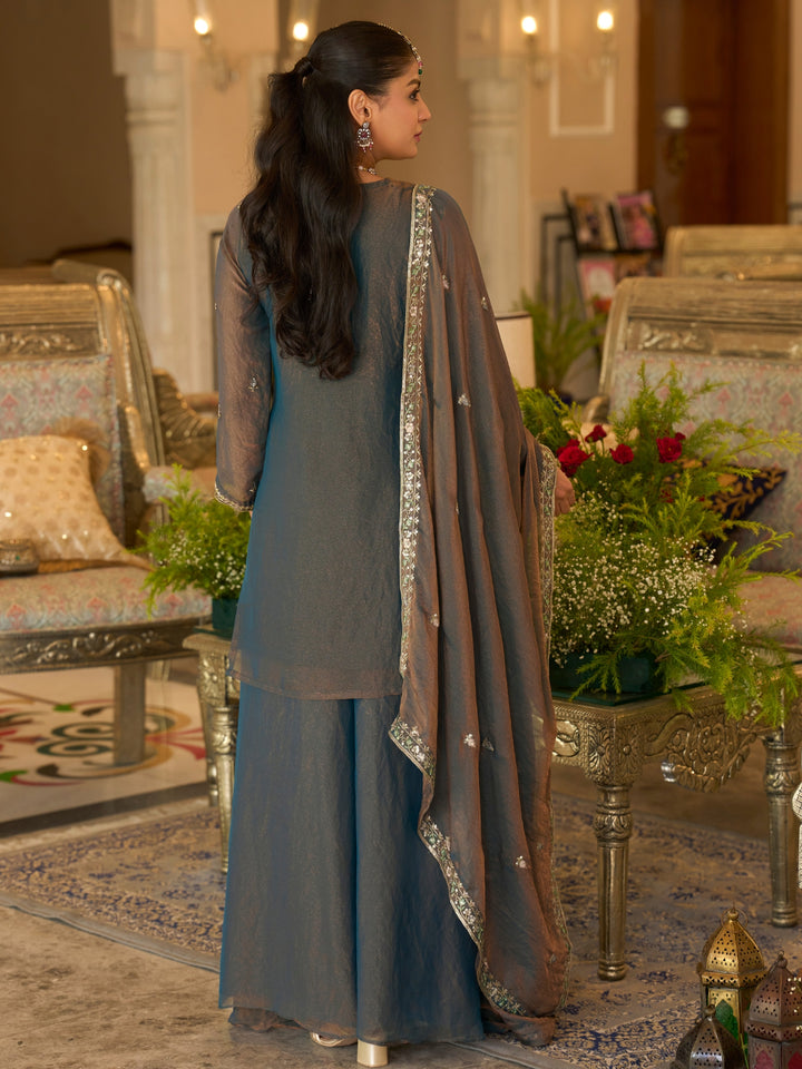 Bala  jade full work gharara suit set