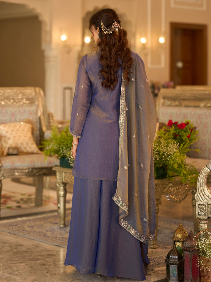 Bala thistle full work gharara suit set