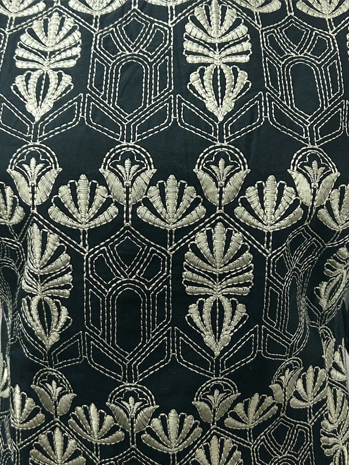 Bani Moss Embroidery Bib Style Co-Ord Set
