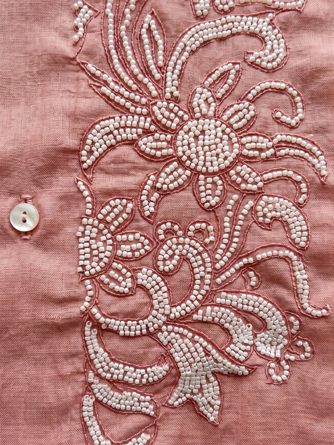 Bani Salmon Handwork Festive Co-Ord Set