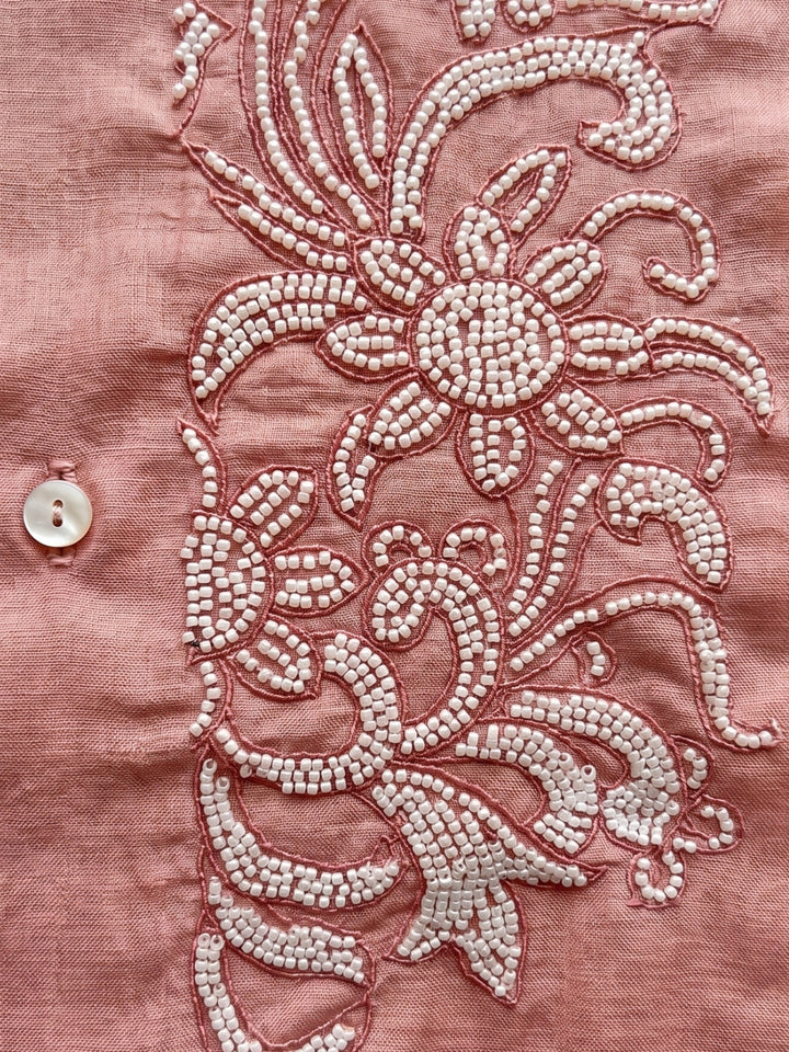 Bani Salmon Handwork Festive Co-Ord Set