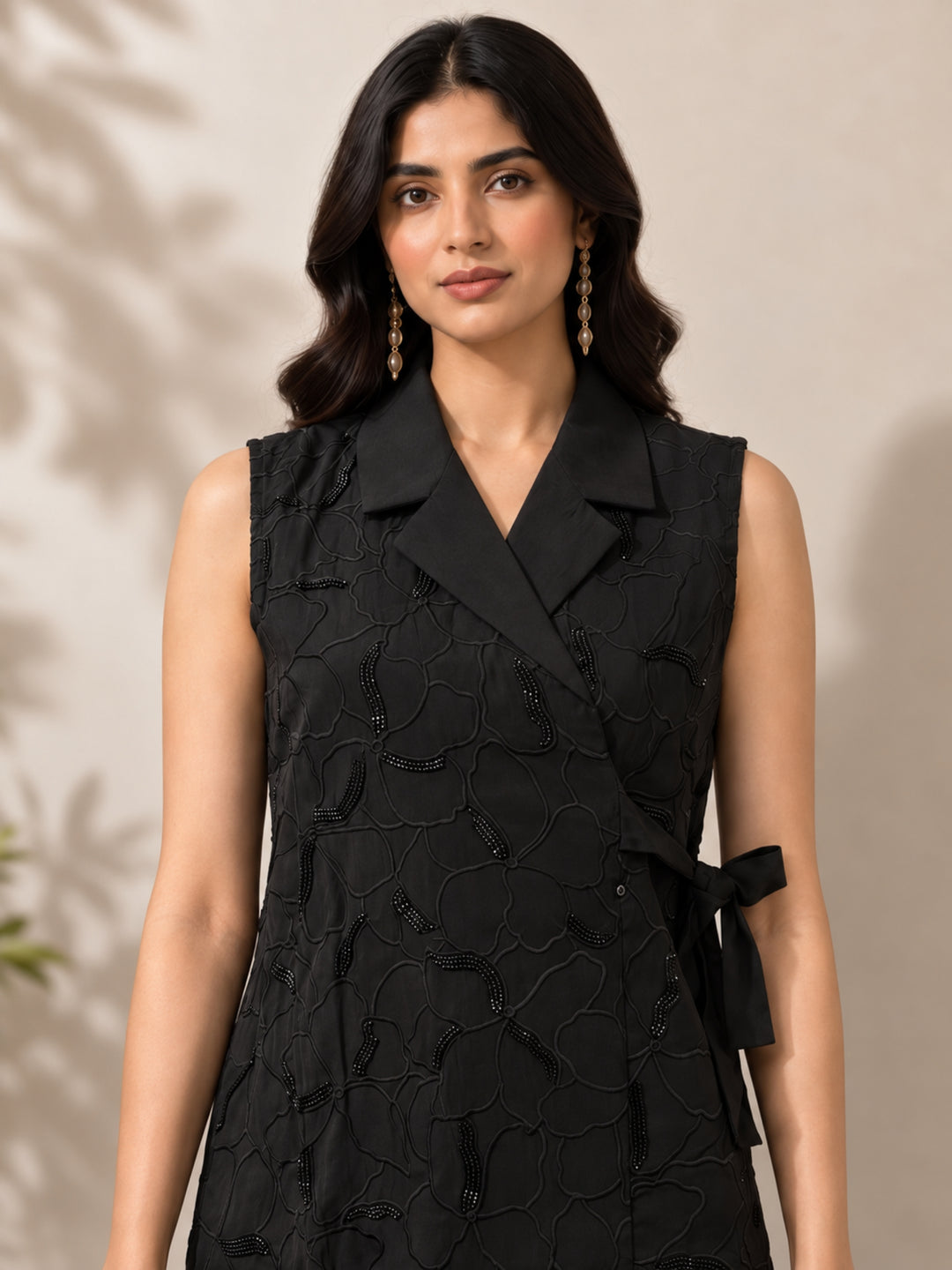 Bani Taupe Handwork Co-Ord Set