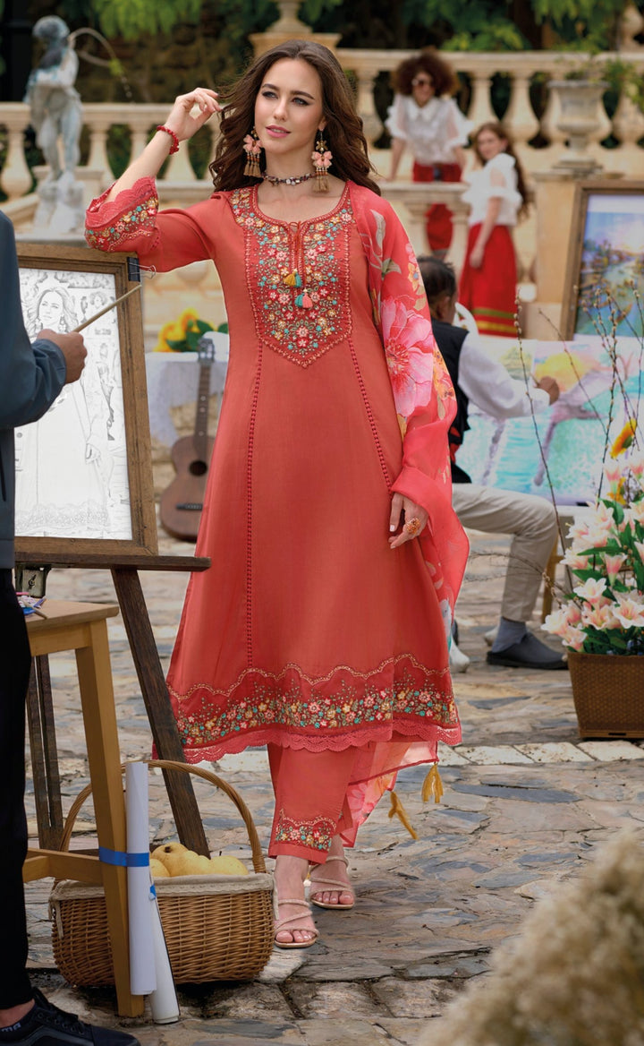 Tuba Flamingo Pakistani Full Work Suit Set