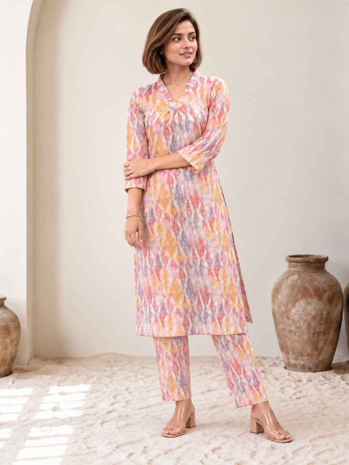 Bindiya Candy Linen Kurta Pant set