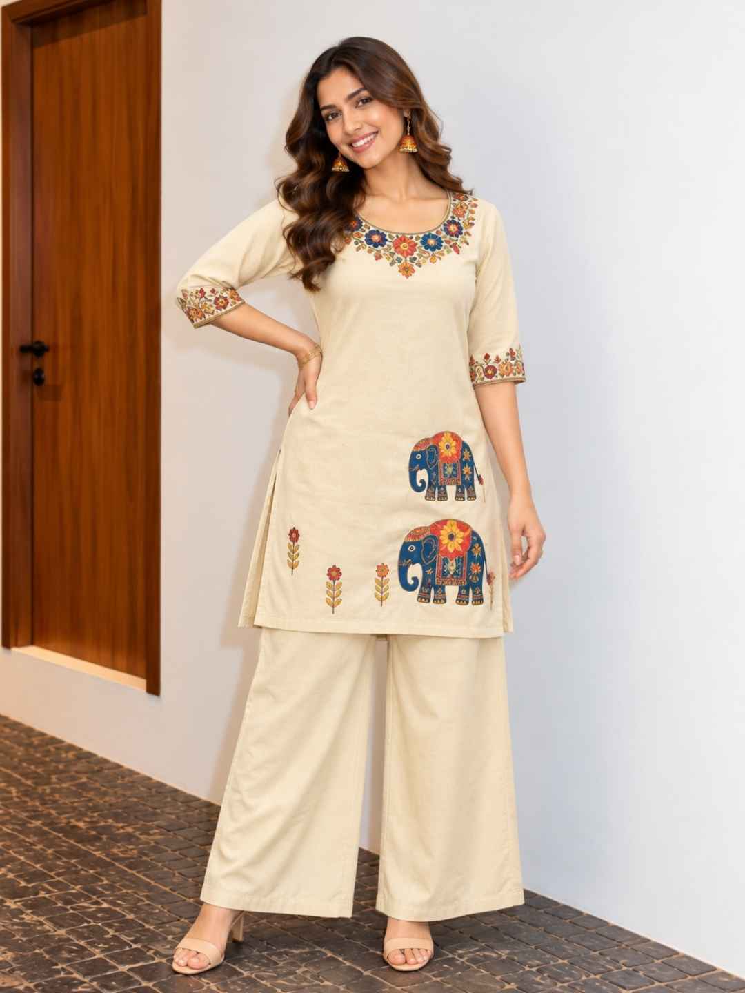 Bahara Angel Embroidered Co-ord Set