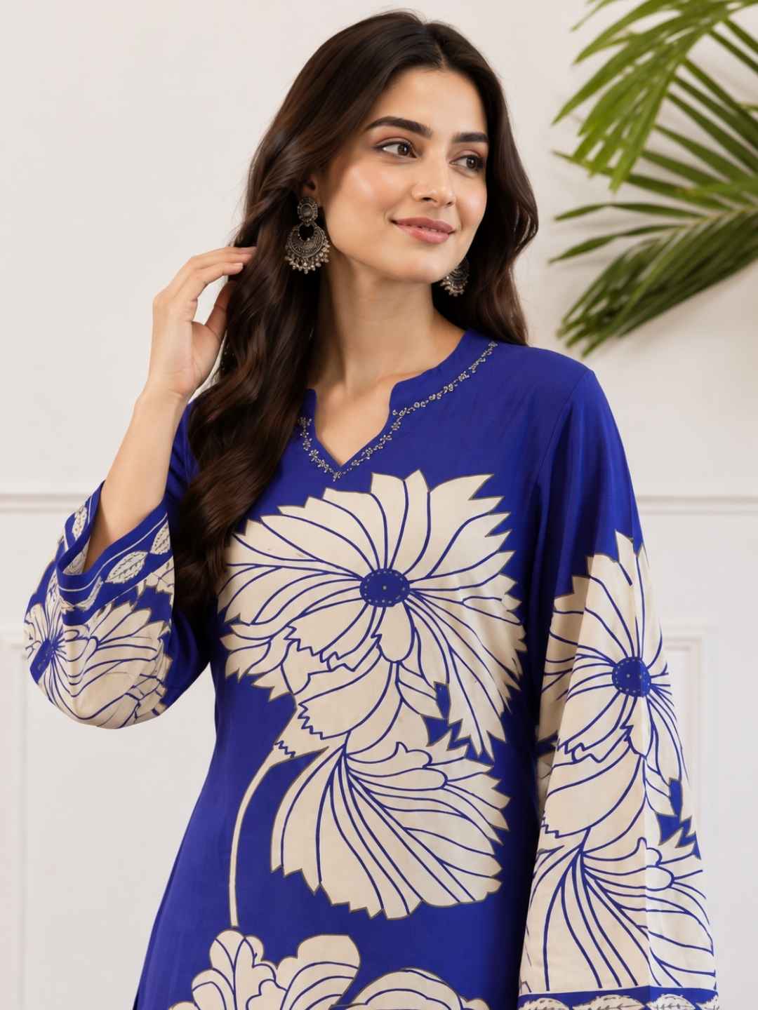 Bakul Spruce Digital Printed Kurta Pant Set