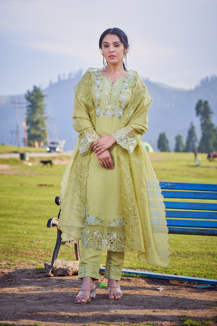 Rasheeda Fern Full Work Pakistani Suit Set