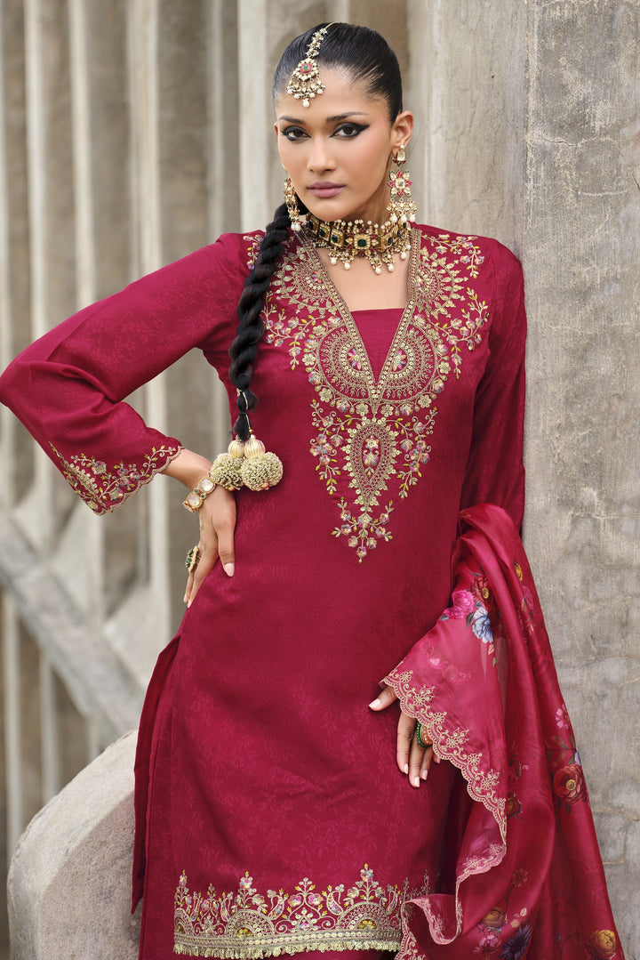 Mrinal Rose full work heavy suit set