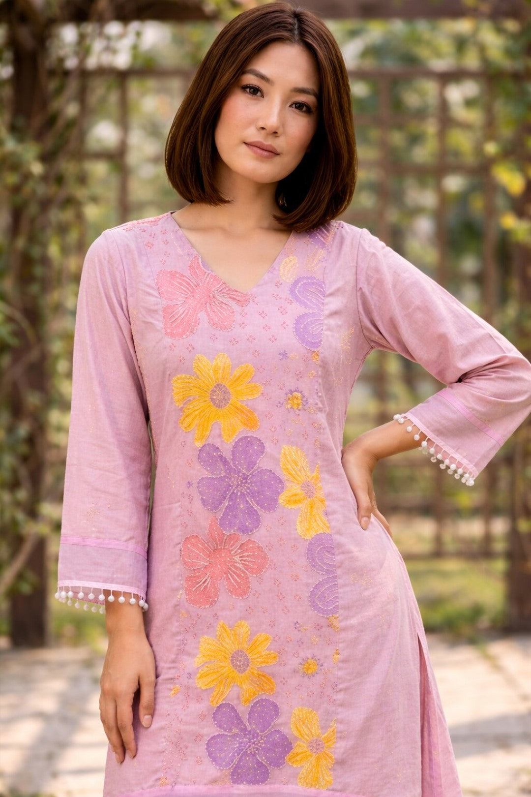Gaurisha Lavender Printed Co-ord Set