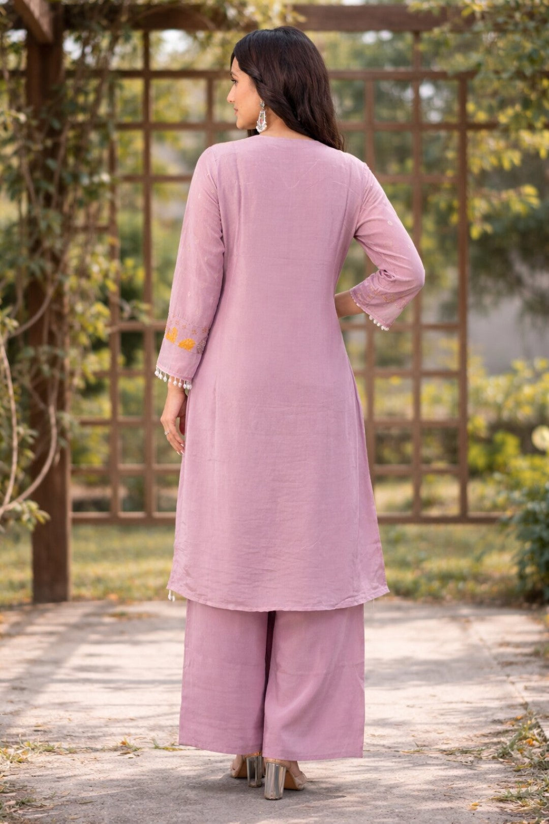 Gaurisha Lavender Printed Co-ord Set