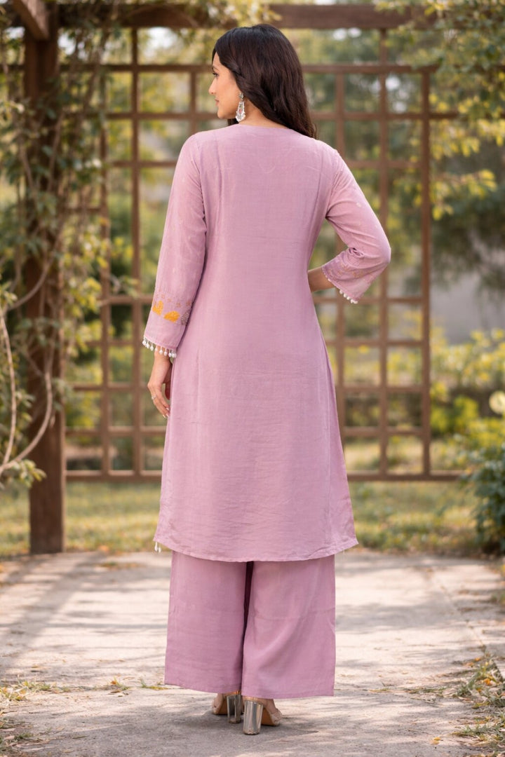 Gaurisha Lavender Printed Co-ord Set