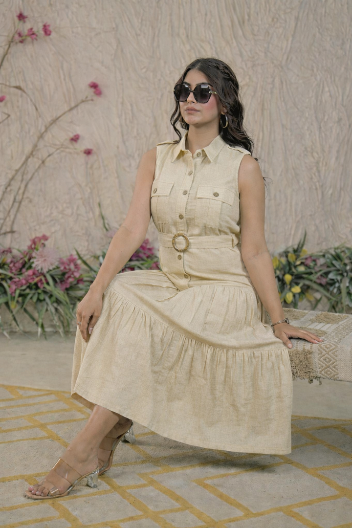 Ridhika Tuscan cotton dress