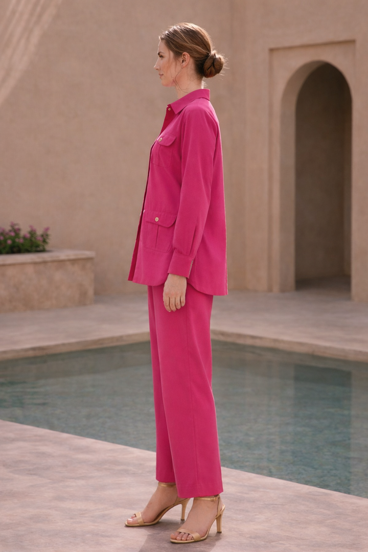 Molly Pink Cotton Co-ord Set