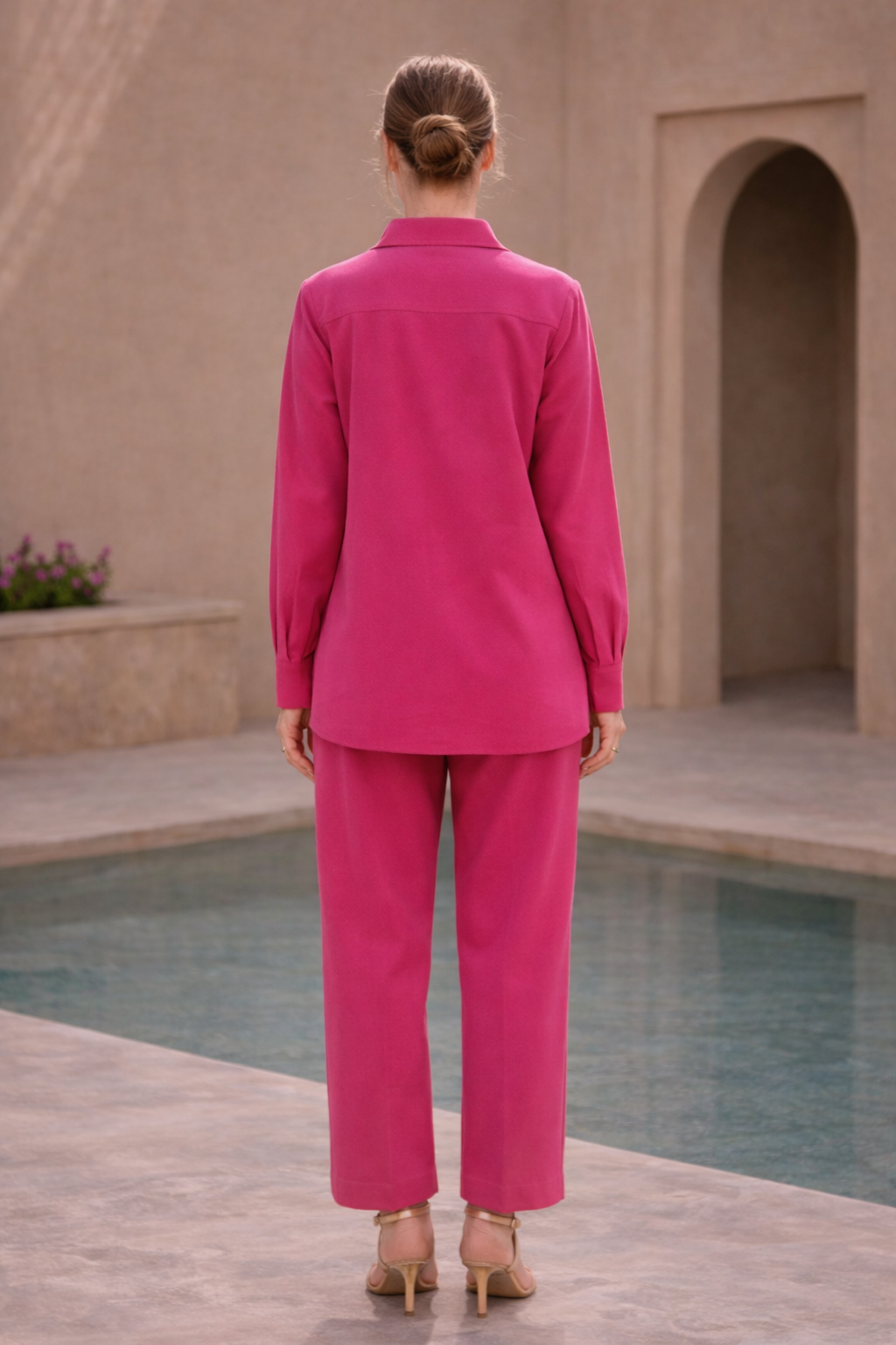 Molly Pink Cotton Co-ord Set