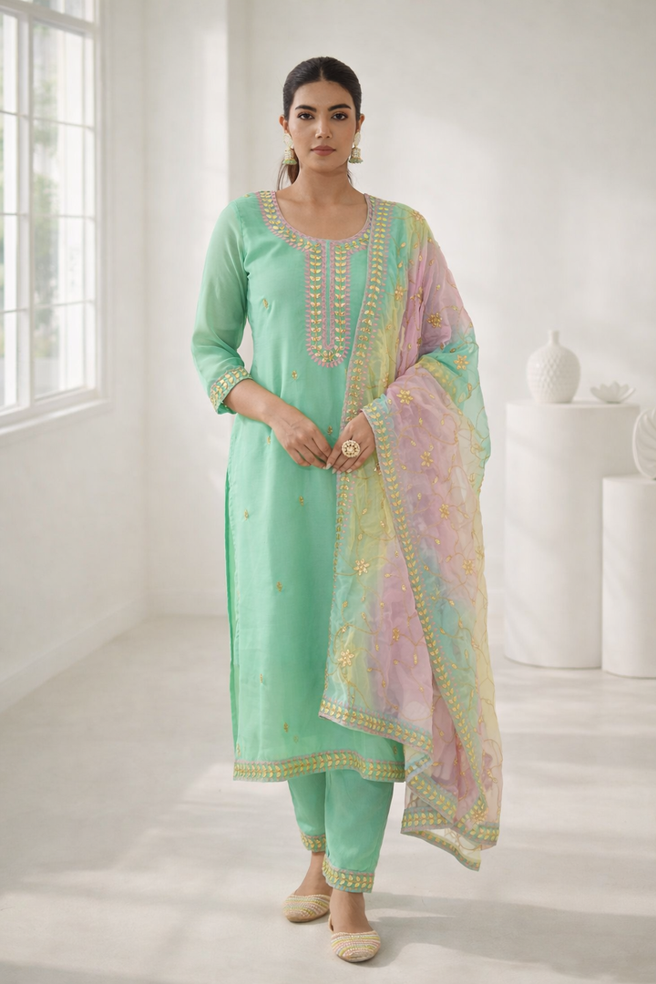 Anila Lapis Full Work Suit Set