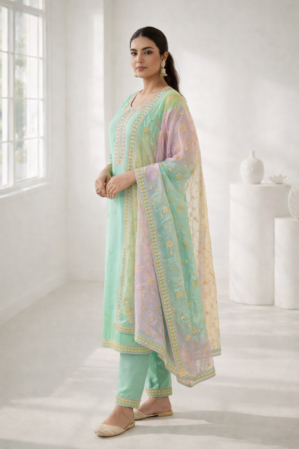 Anila Lapis Full Work Suit Set