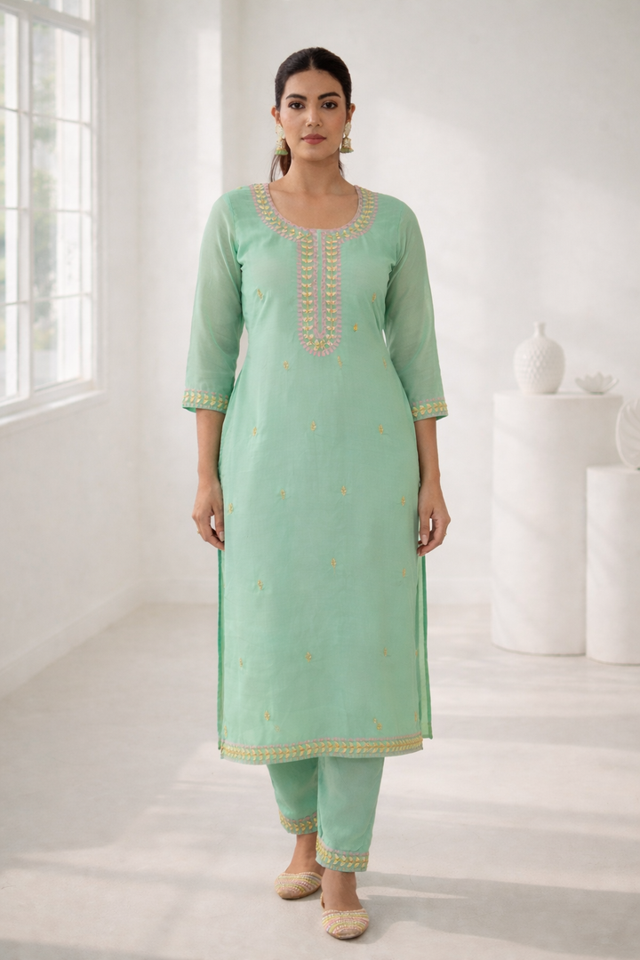 Anila Lapis Full Work Suit Set