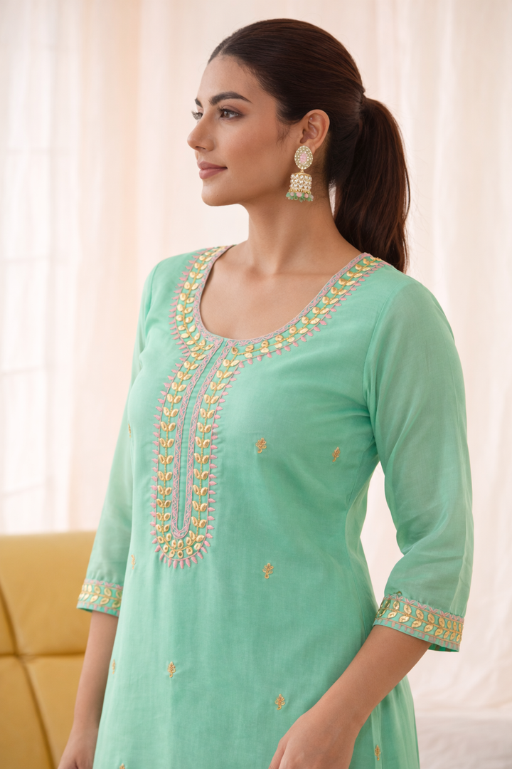 Anila Lapis Full Work Suit Set