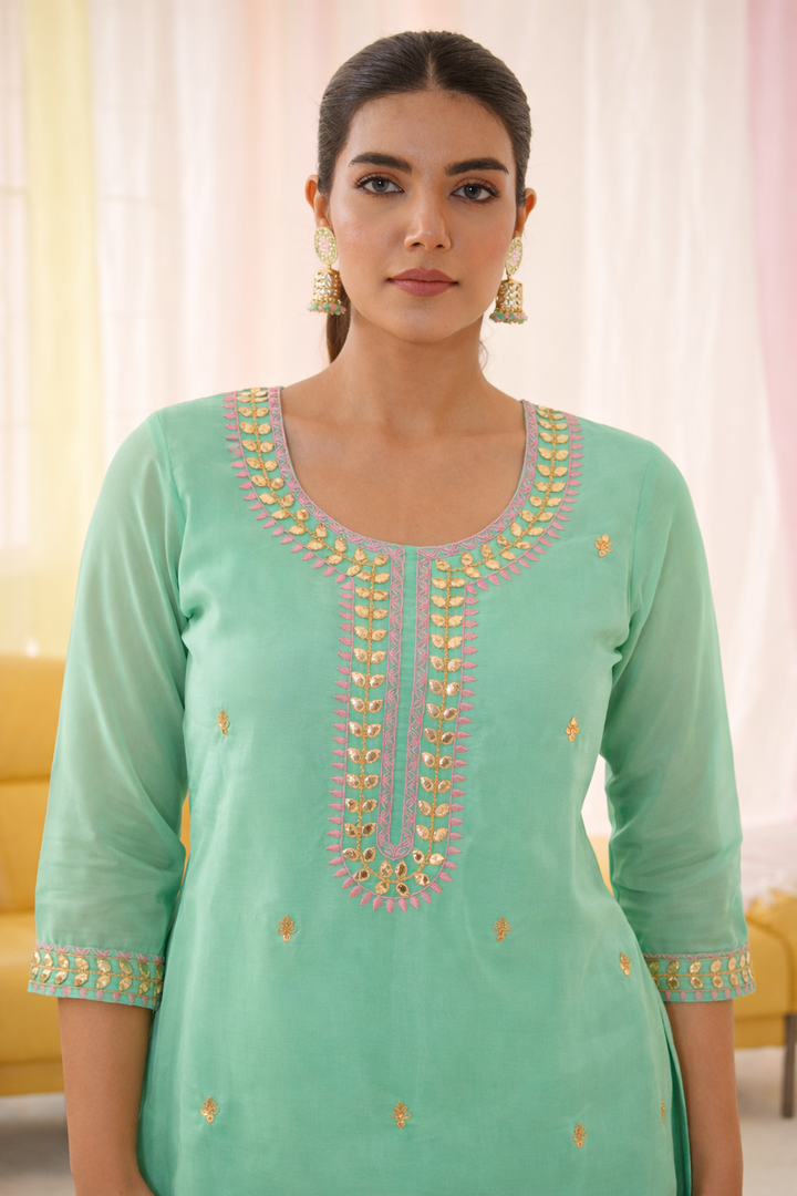 Anila Lapis Full Work Suit Set