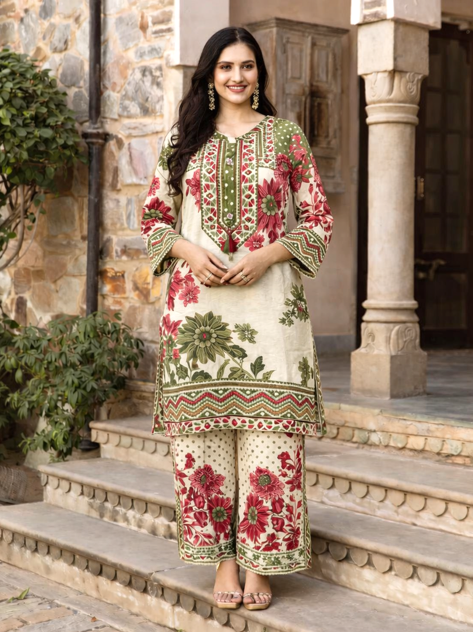 Reet brink printed co-ord set