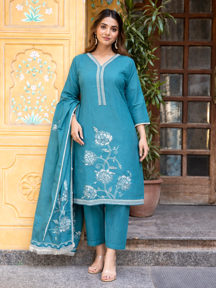 Bahara Horizon Embroidered Suit Set