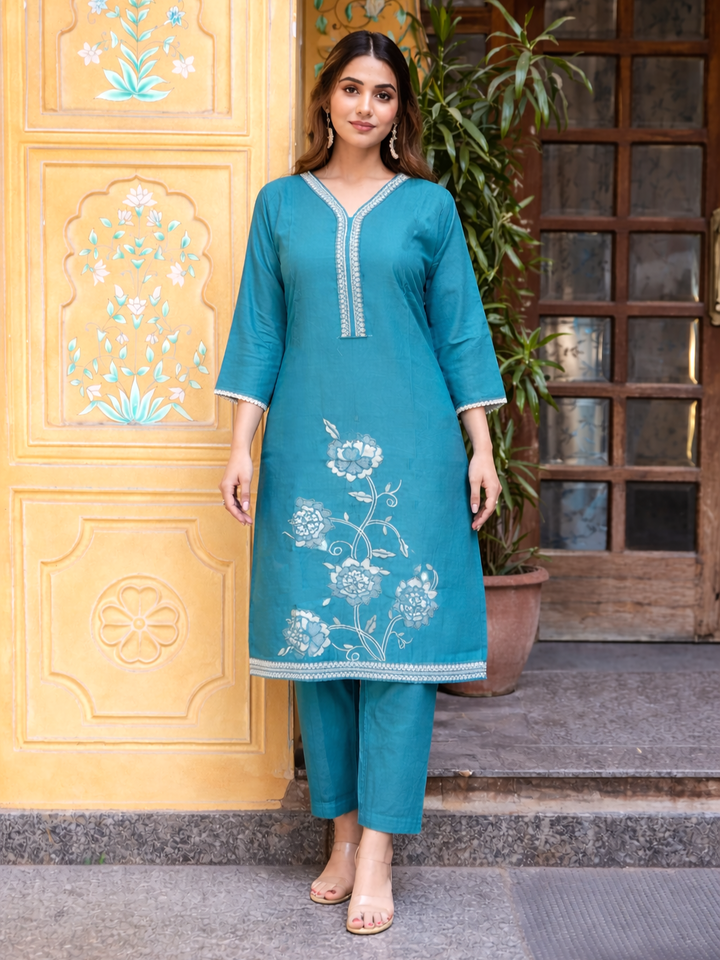 Bahara Horizon Embroidered Suit Set
