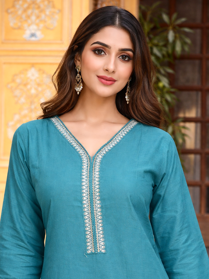 Bahara Horizon Embroidered Suit Set