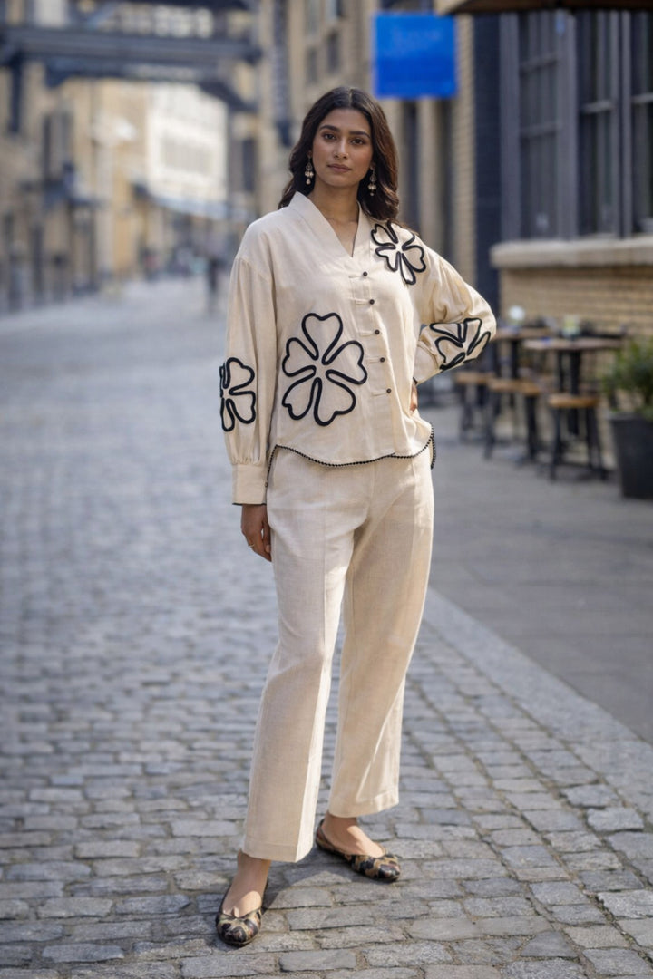 Wespret indi embroidery cotton co-ord set