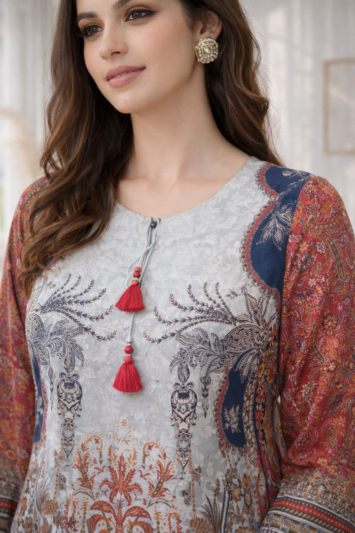 Palash cloud printed Co-ord set