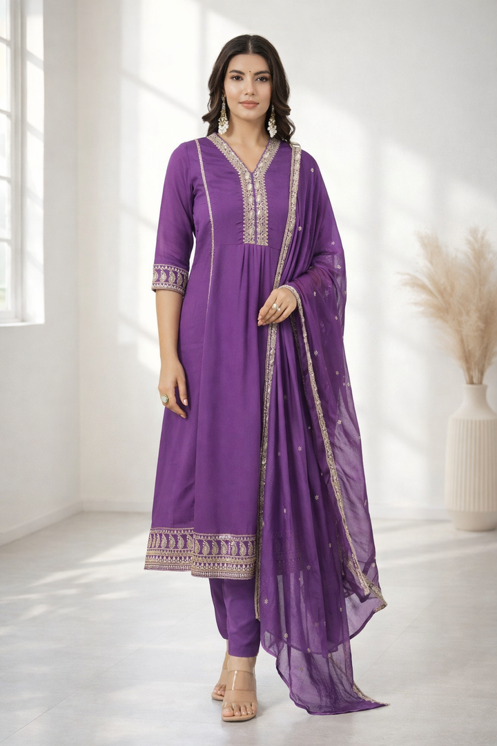 Palash Thistle full work suit set