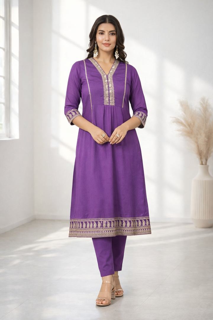 Palash Thistle full work suit set