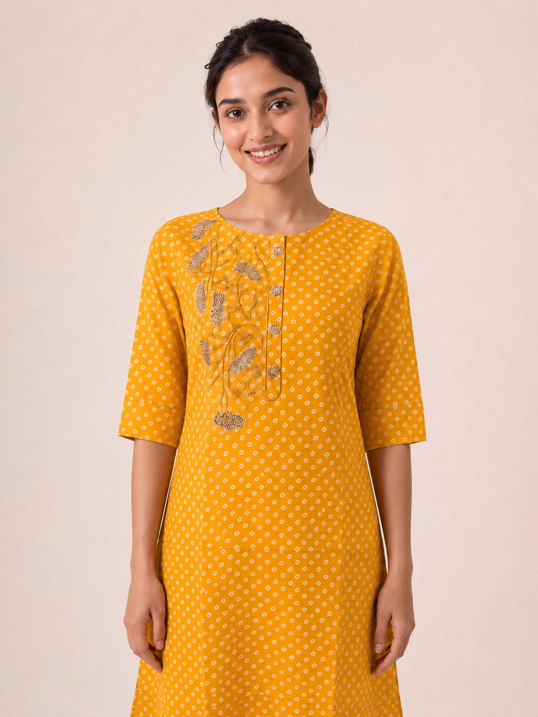 Pragya Glow Printed Work Kurti