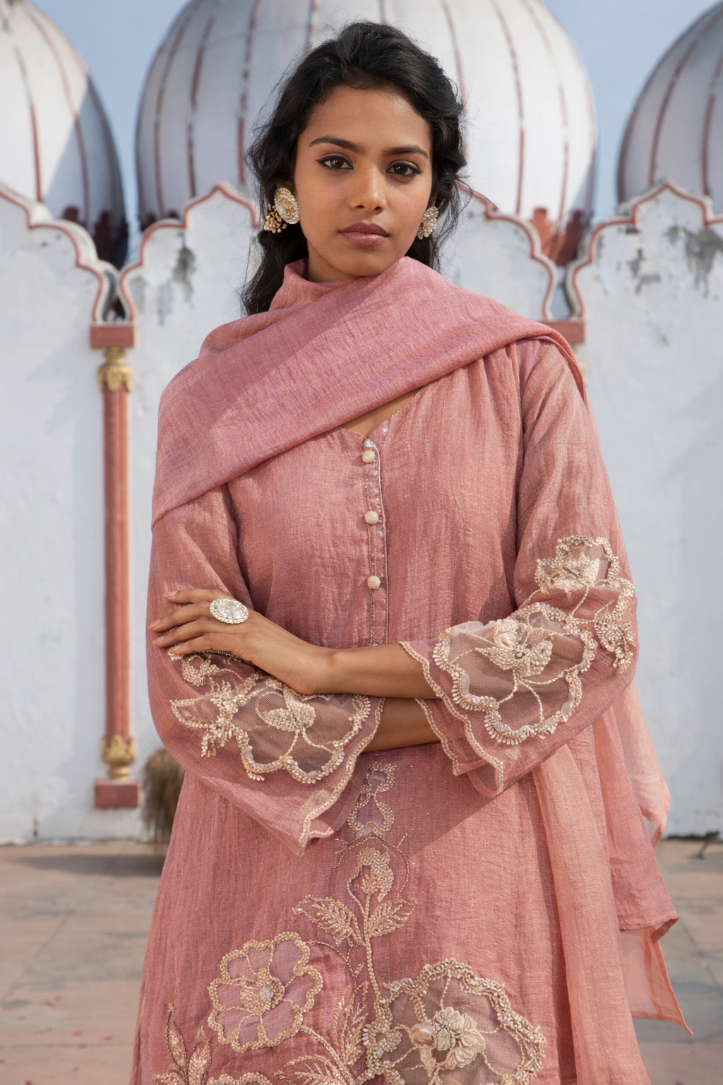 Mihika peony full work suit set